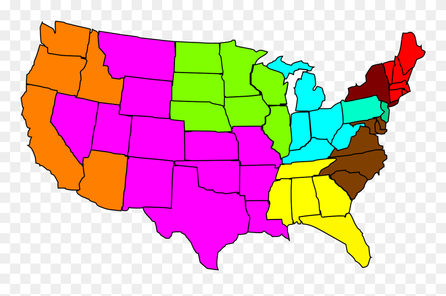13 Us Western States Clipart