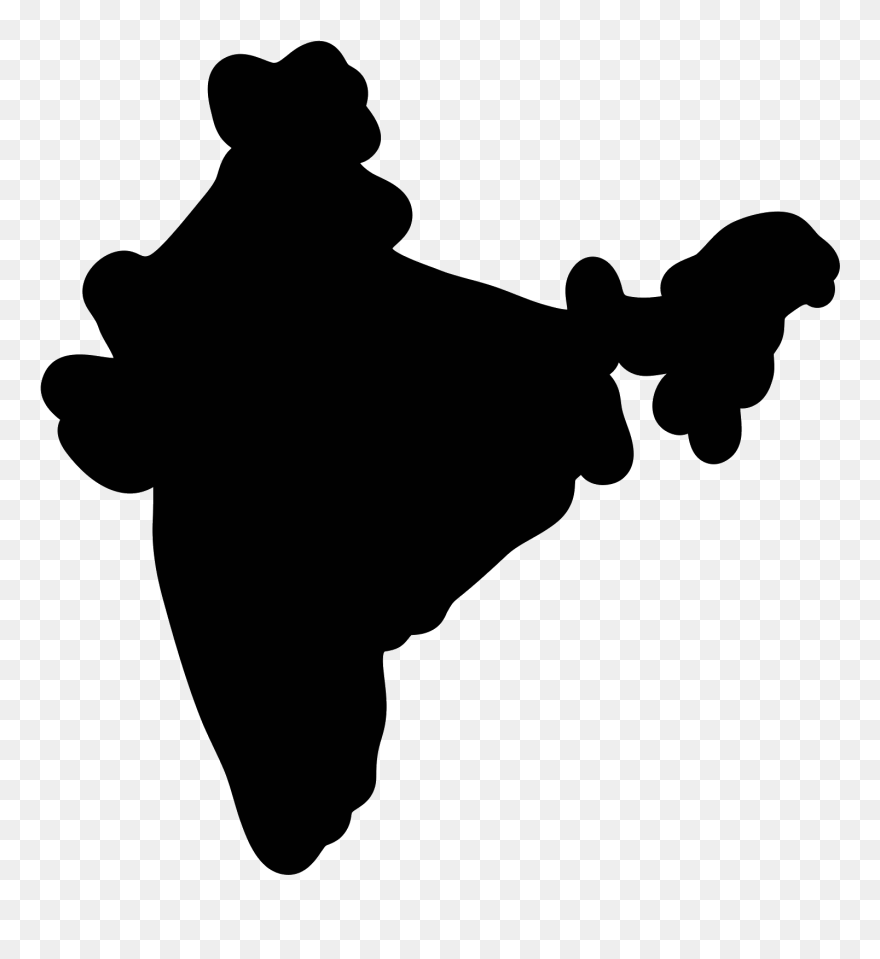 India Map Png Image Png Icons - India Map Png Black Clipart