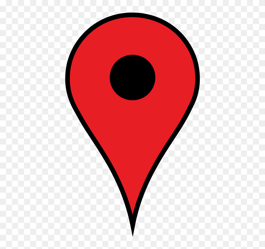 Google Maps Pin Blue Svg Clip Arts - Circle - Png Download