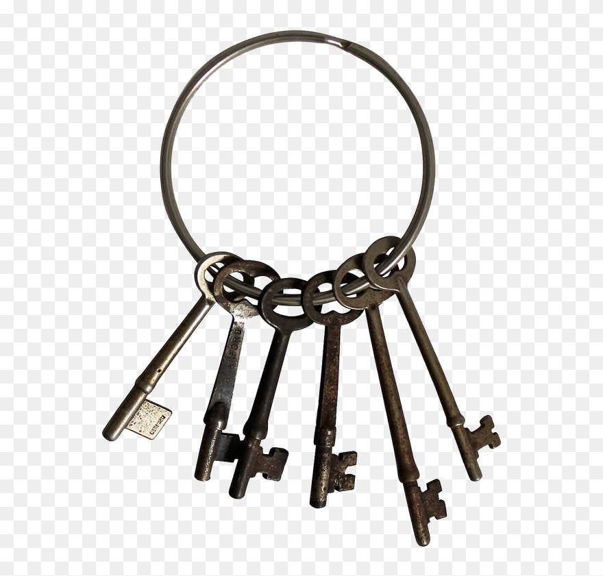 Skeleton Key Png - Transparent Background Old Keys Png Clipart