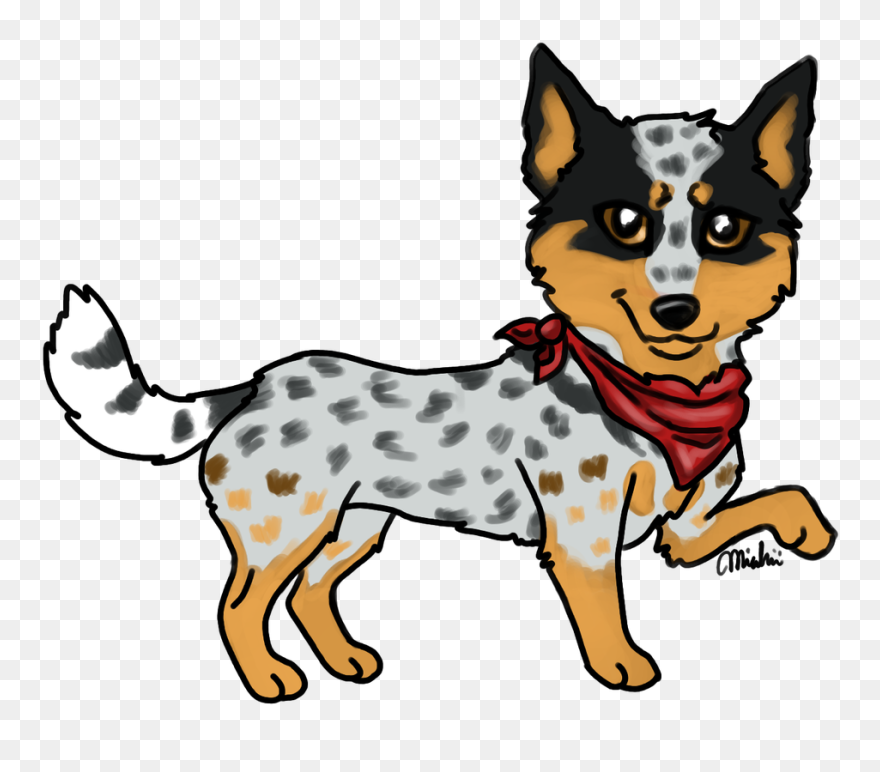 Australian Cattle Dog Clipart Svg Download Wynn - Australian Cattle Dog Clipart - Png Download
