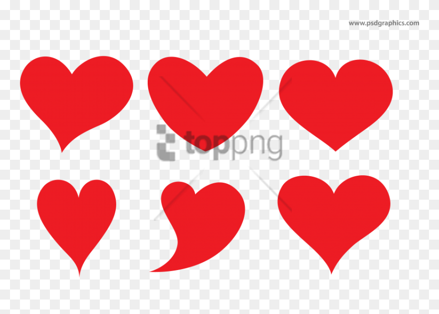 Free Png Heart Shapes Png Image With Transparent Background - Heart Shapes Clipart