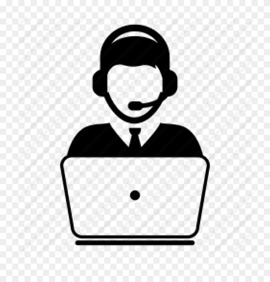 Cus Clipart Image White Background Clipart - Customer Service Icon - Png Download