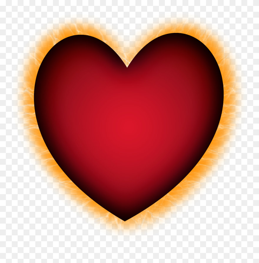 Hd Red Heart Shape Free Png And Clipart - Heart Transparent Png