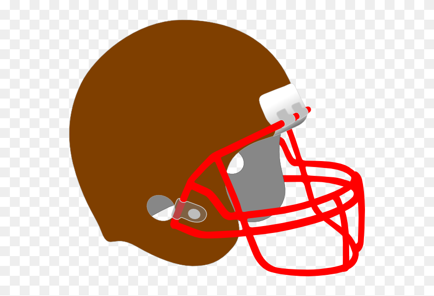 Football Helmet123 Clip Art At Clker - Football Helmet Illustration Blue - Png Download