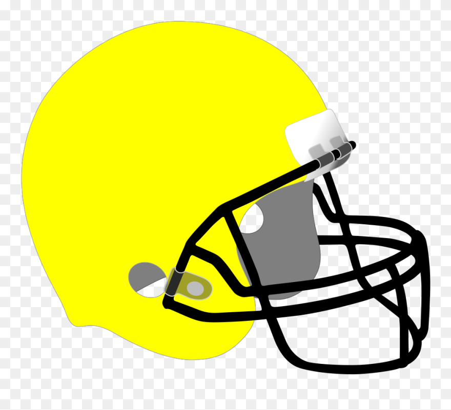 Football Helmet Svg Clip Arts - Yellow Football Helmet Clipart - Png Download