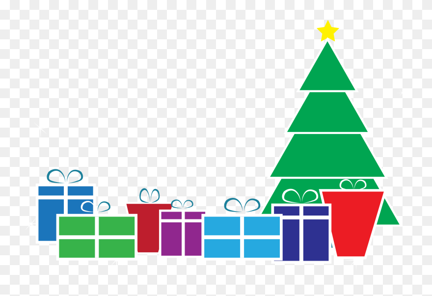 School Christmas Store Clipart