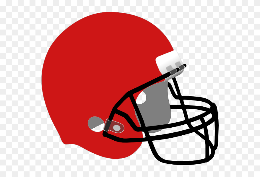 Red Football Helmet Clipart Clip Art Transparent Library - Football Helmet Clipart Transparent - Png Download