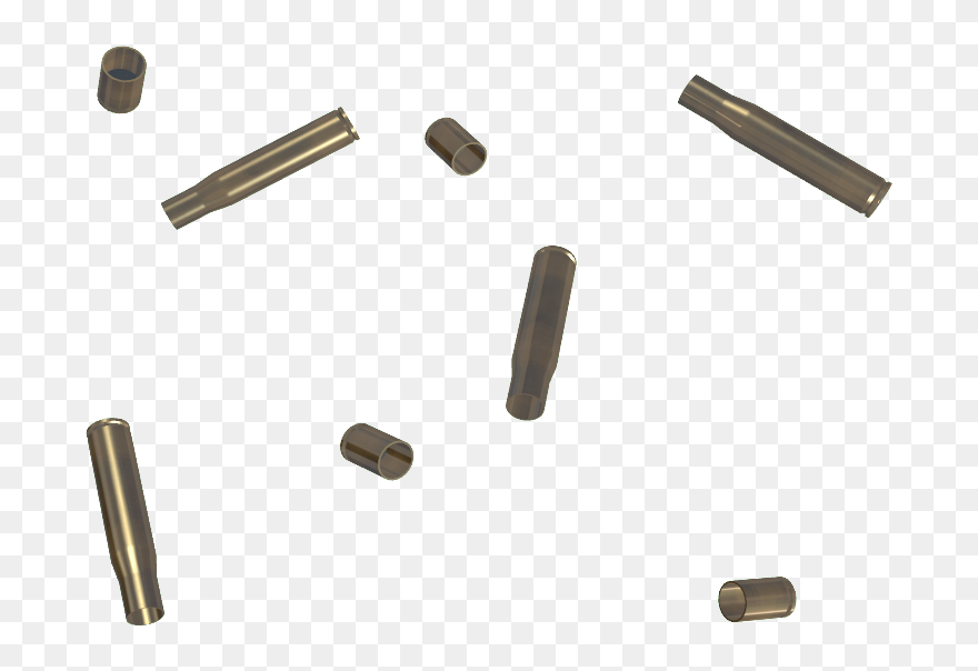 Bullet Shell Firearm - Transparent Bullet Shell Png Clipart