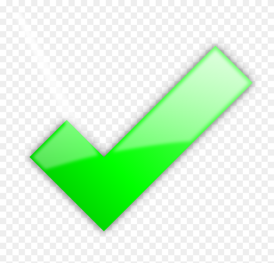Big Check Mark - Green Check No Background Clipart