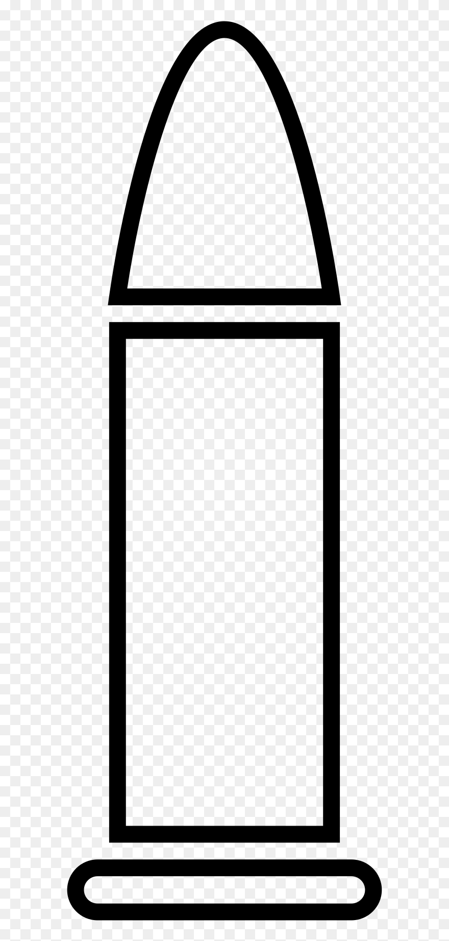 Bullet Hole Paper - Bullet Clipart Black And White - Png Download