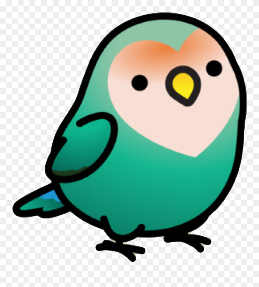 Transparent Tropical Birds Clipart - Kawaii Cute Cartoon Bird - Png Download