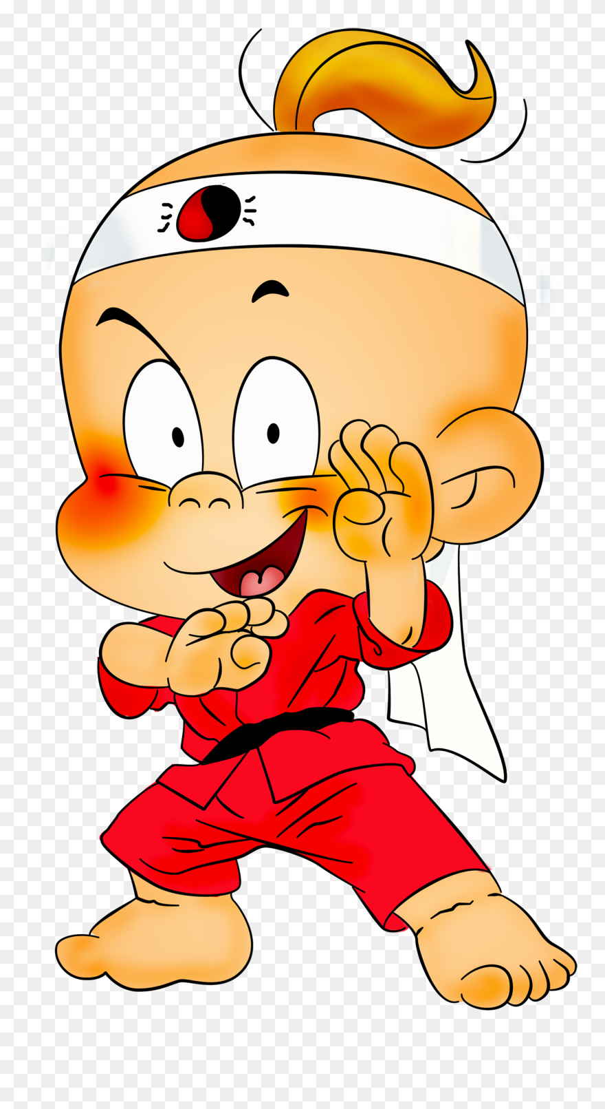 Martial Arts Clipart Borders - Karate Baby Clipart - Png Download