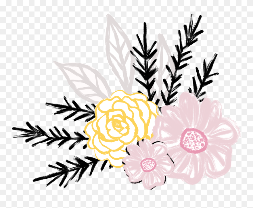#floral #flower #flowers #weeds #plants #nature #designs - Flower Clipart
