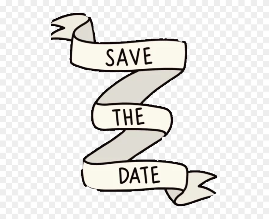 Sace The Date - Transparent Save The Date Gif Clipart