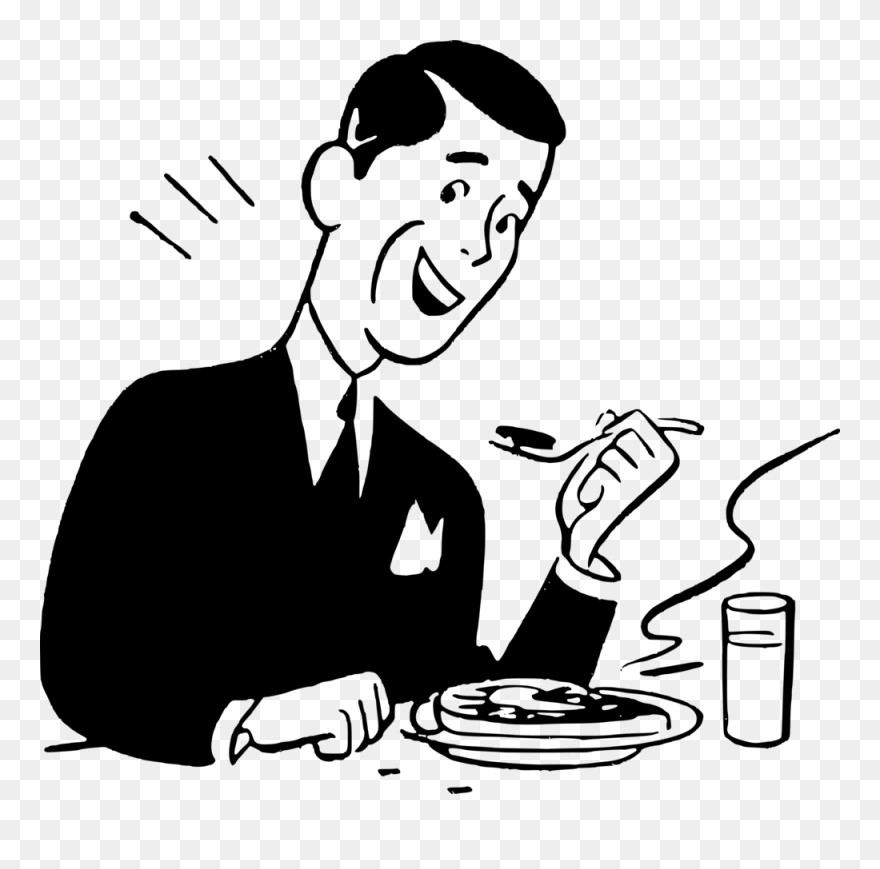 Eating Clipart Fathersteak - Eating Clipart Png Transparent Png