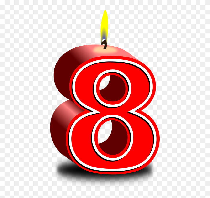 Symbol,christmas Decoration,christmas Ornament - 8 Candle Png Clipart