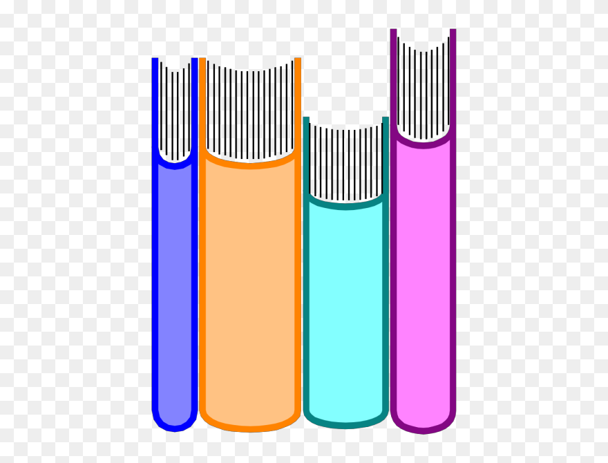 Two Books Png Icons - Shelf Of Books Clip Art Transparent Png