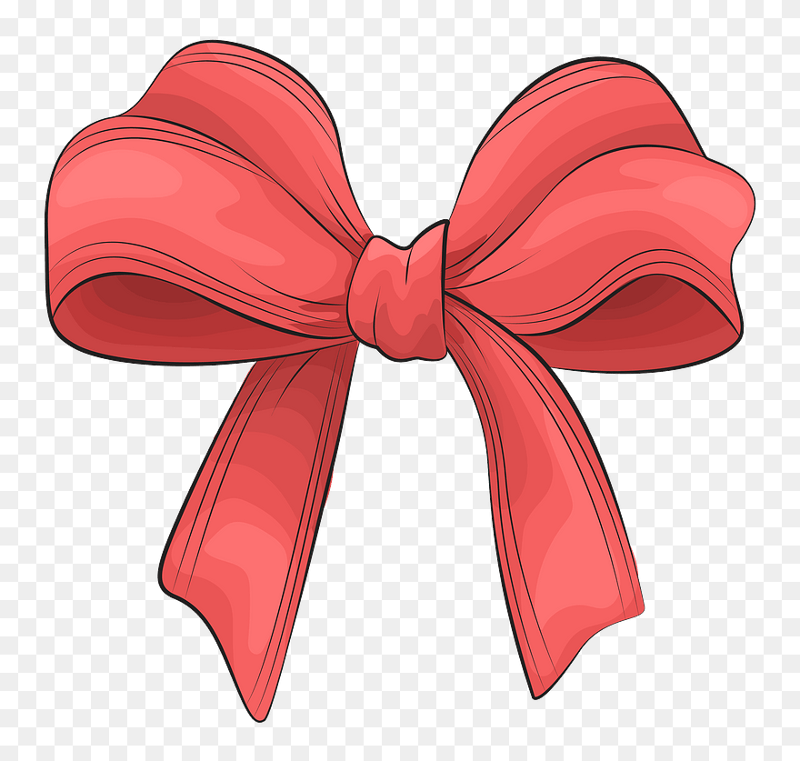 Christmas Bow Decoration Clipart - Clip Art - Png Download