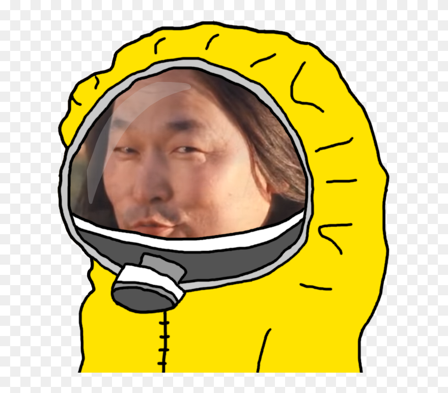Face Cheek Yellow Head Cartoon Nose Clip Art Forehead - Hazmat Suit Meme 4chan - Png Download