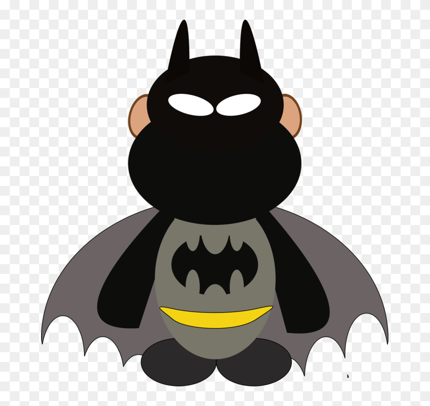 Snout,black Cat,small To Medium Sized Cats - Monkey Batman Clipart