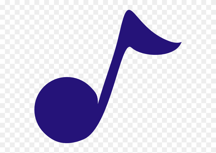 Sky Blue Music Notes Clipart - Music Note Clip Art Color - Png Download