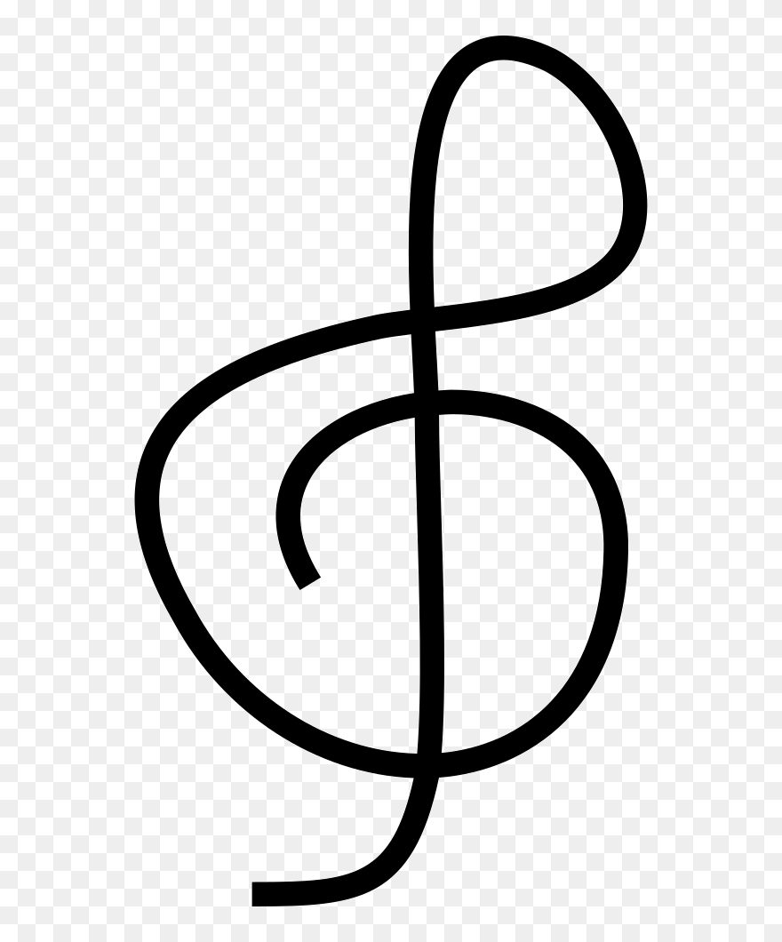Treble Clef - Clef Clipart