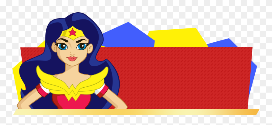 Transparent Dc Superhero Girls Clipart - Wonder Woman Super Hero Girls - Png Download