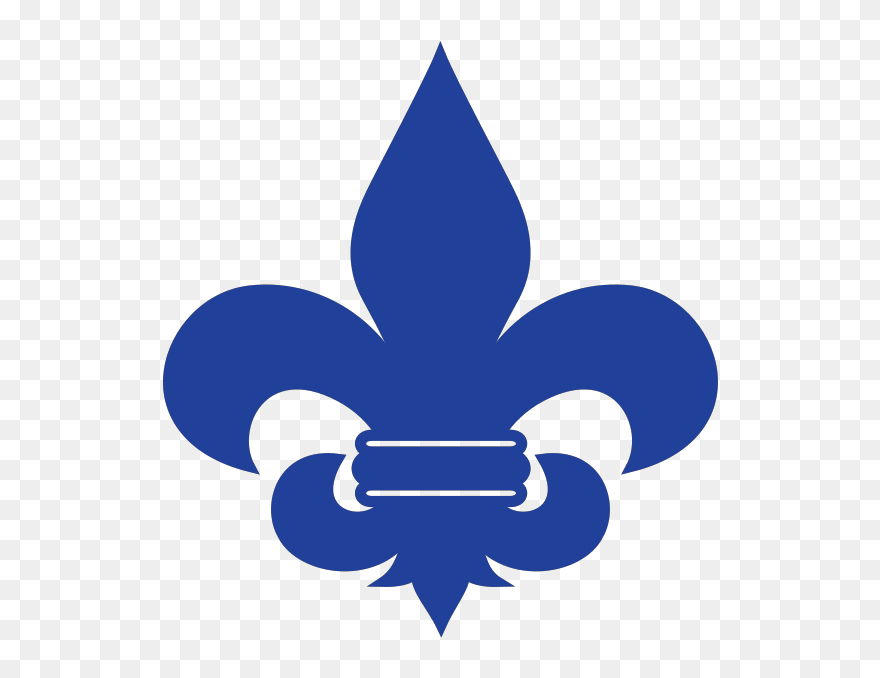 Blue Fleur De Lis Cub Scout Svg Clip Arts - Fleur De Lis Clip Art - Png Download