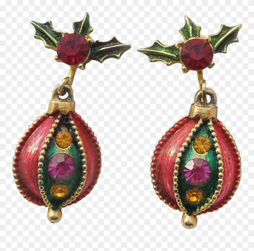 Christmas Earrings Png Clipart