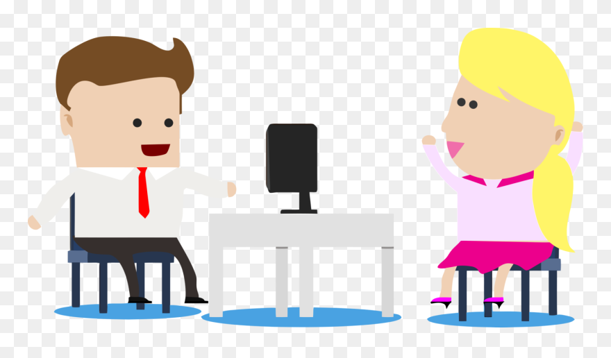 Interview People Medium Image - Job Interview Clipart Transparent - Png Download