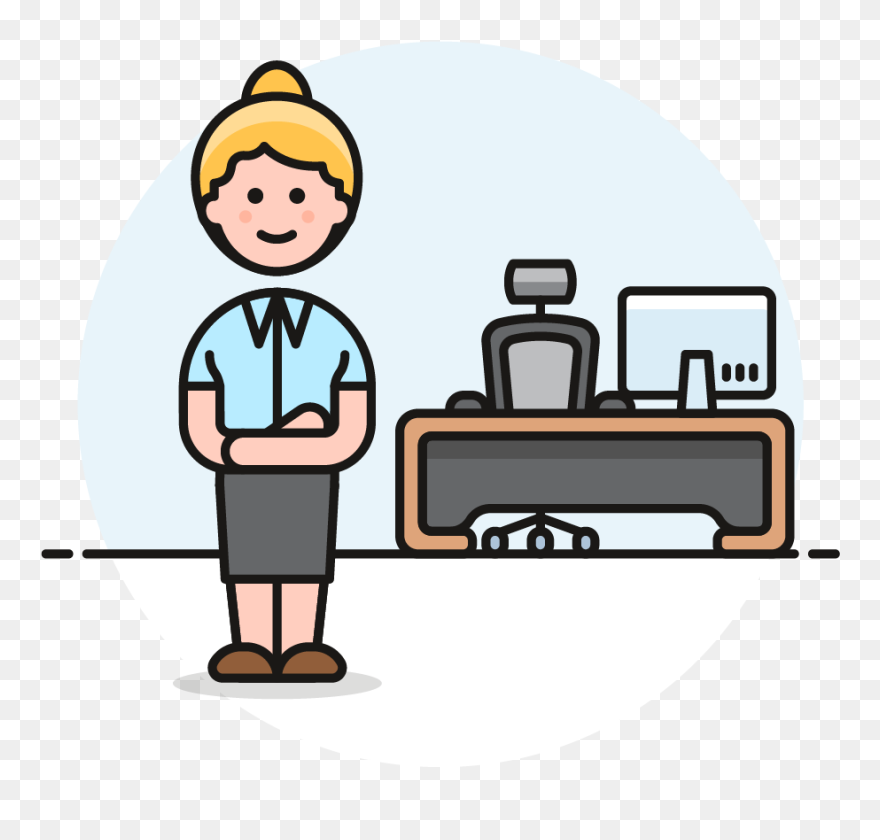 Transparent Office Work Clipart - Clip Art - Png Download