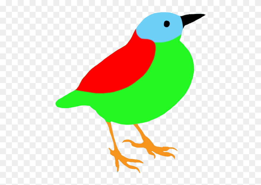 Sparrow Clipart Colourful Bird - Transparent Colorful Bird Clipart - Png Download