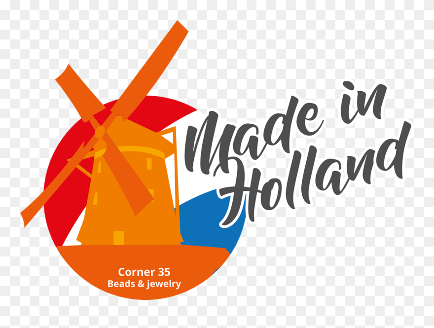 Corner 35 Made In Holland - Illustration Clipart