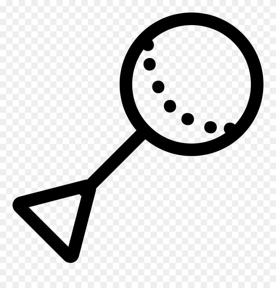 Rattle For Babies - Heart Magnifying Glass Clipart