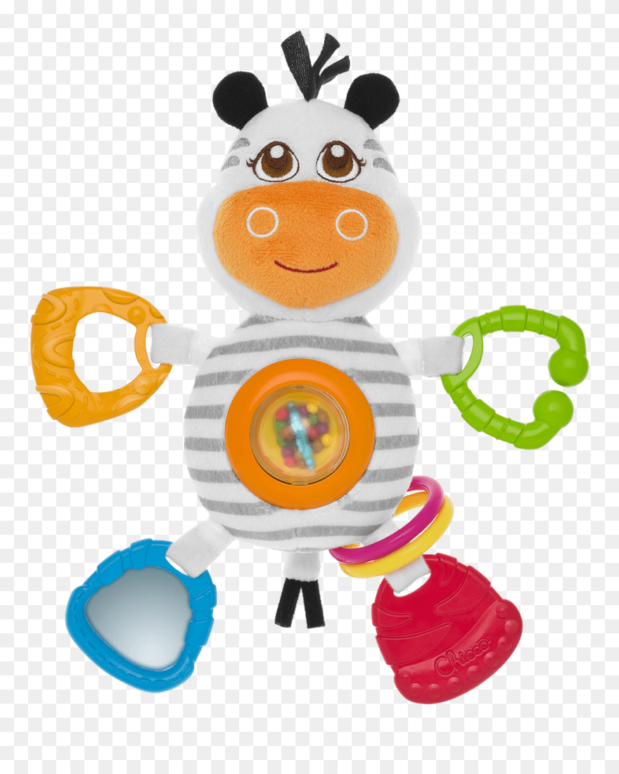 Zebra Rattle - Zebra Chicco Clipart