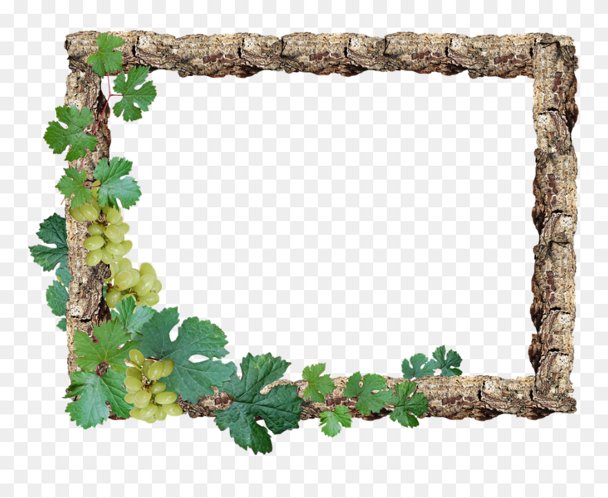 Transparent Rustic Wood Frame Clipart - Border Wood Frame Png