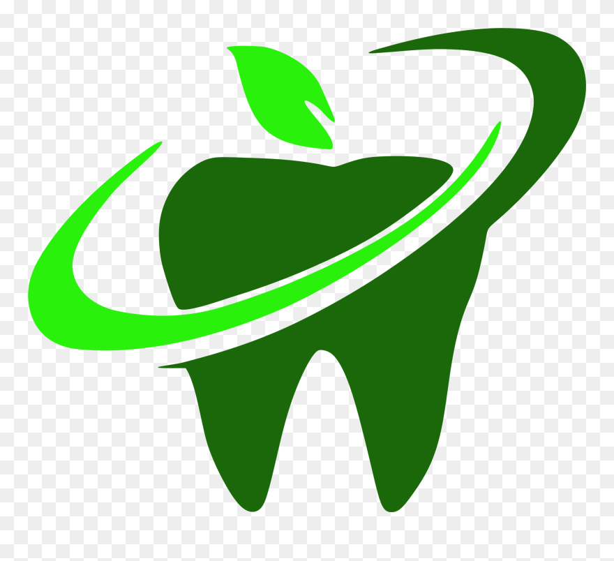 Green Dental Clinic Logo Clipart