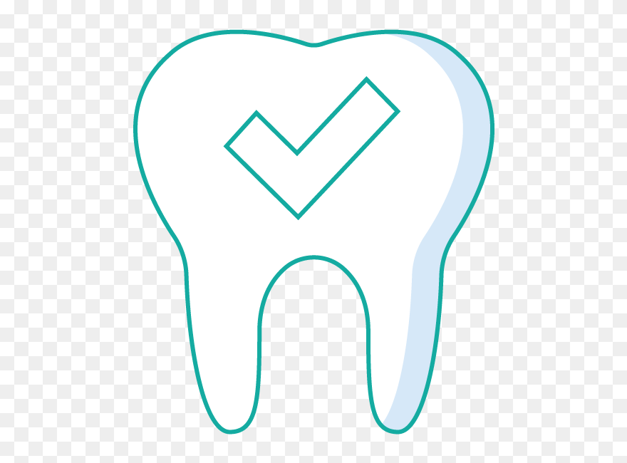 Fluoride And Sealants - Heart Clipart