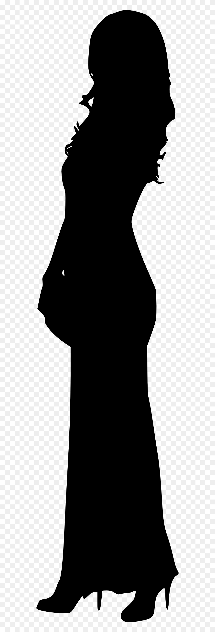 Dress At Getdrawings Com - Woman Silhouette Transparent Background Clipart