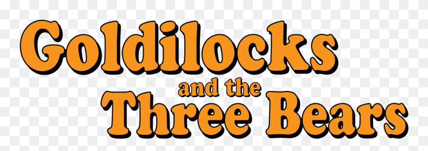 Goldilocks And The Three Bears Title Clipart
