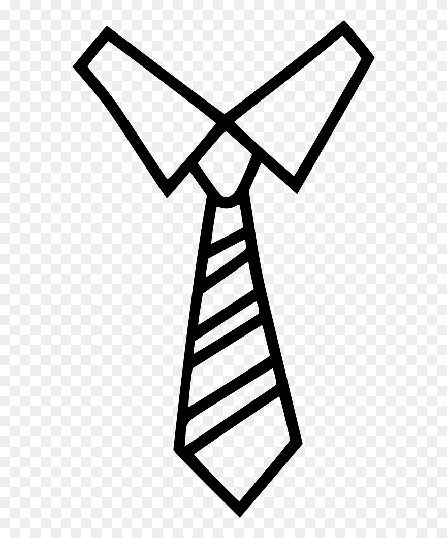 Free Download Corbata Para Colorear Clipart Coloring - Desenho De Uma Gravata - Png Download