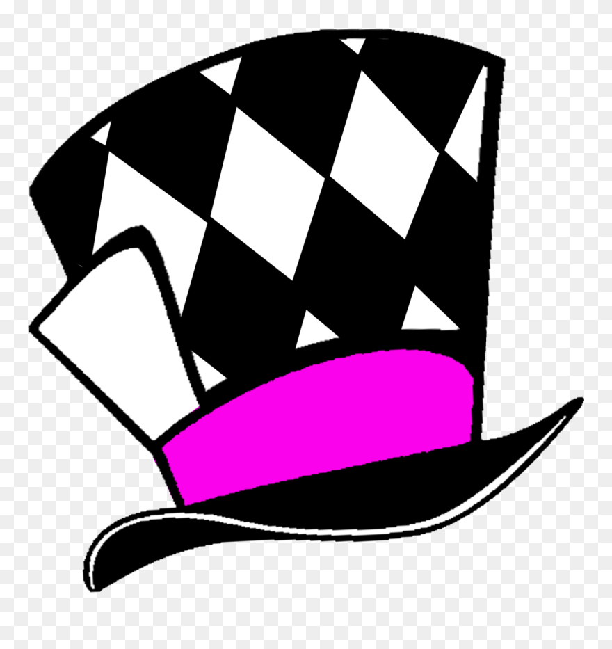 The Mad Hatter Red Queen Queen Of Hearts Clip Art - Mad Hatter Hat Clipart - Png Download