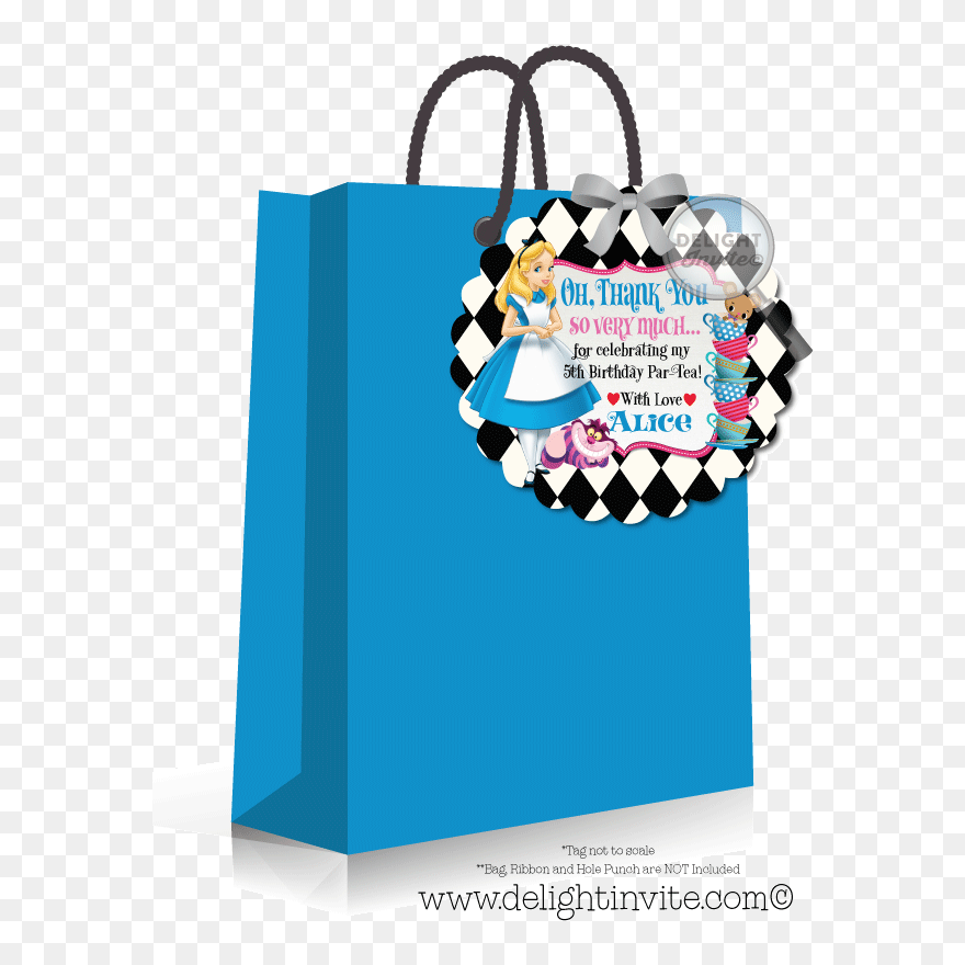 Alice In Wonderland Hatter - Alice In Wonderland Thank You Tags Clipart