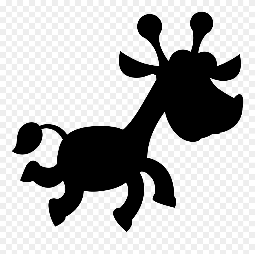 Reindeer Clip Art Silhouette Pattern Black - Animal Figure - Png Download