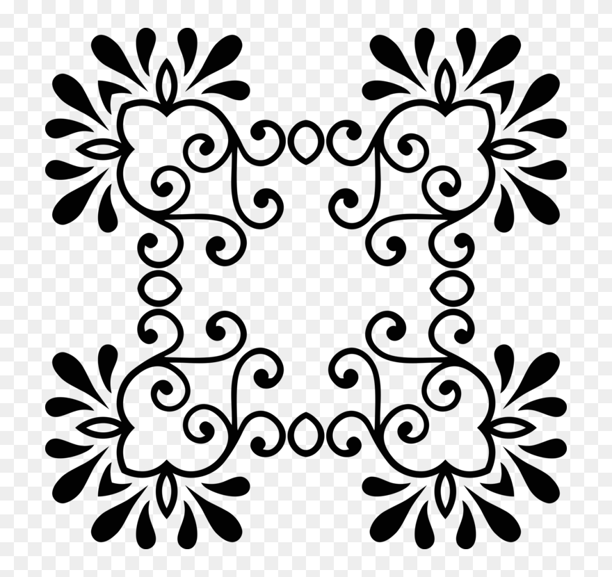 Symmetry,monochrome Photography,petal - Hair And Beauty Clipart