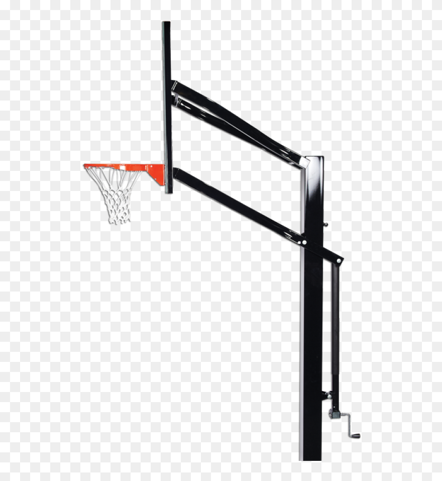 Library Of Basketball Hoop Side View Graphic Black - Basketball Hoop Png Side Clipart