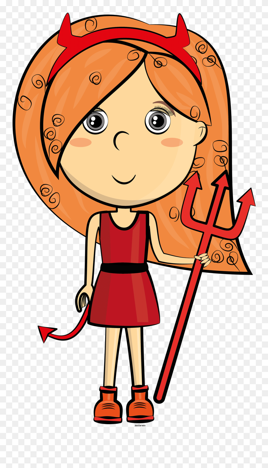 Cute Halloween Costume Art Clipart