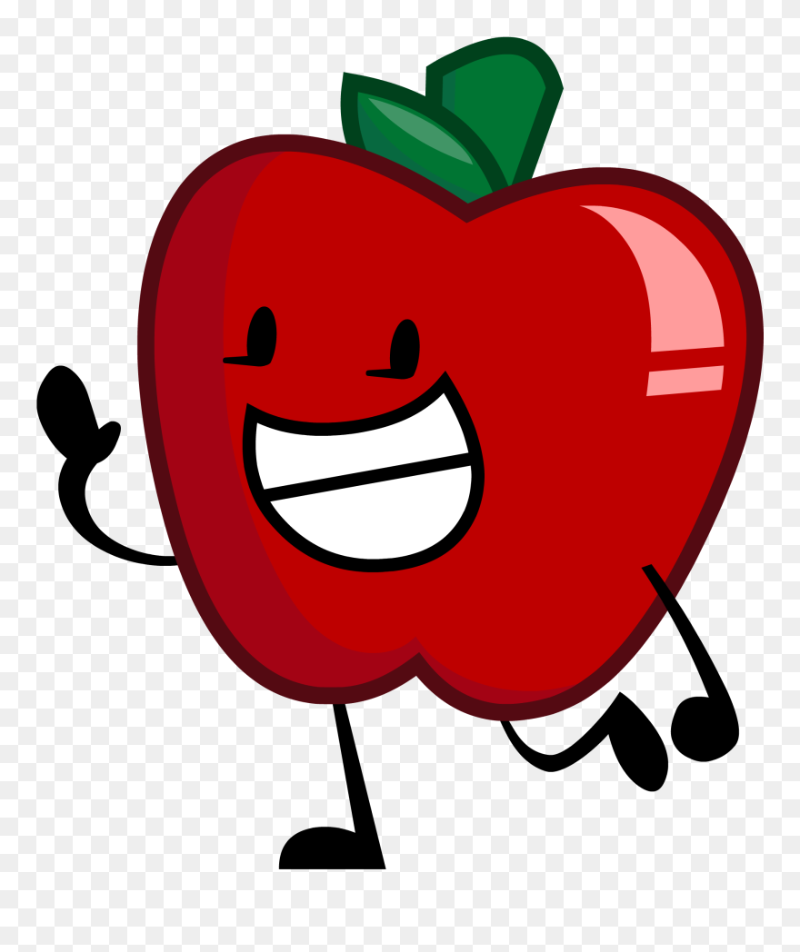 Peppers Drawing Half Pencil Apple Huge Freebie Download - Inanimate Insanity Characters Apple Clipart