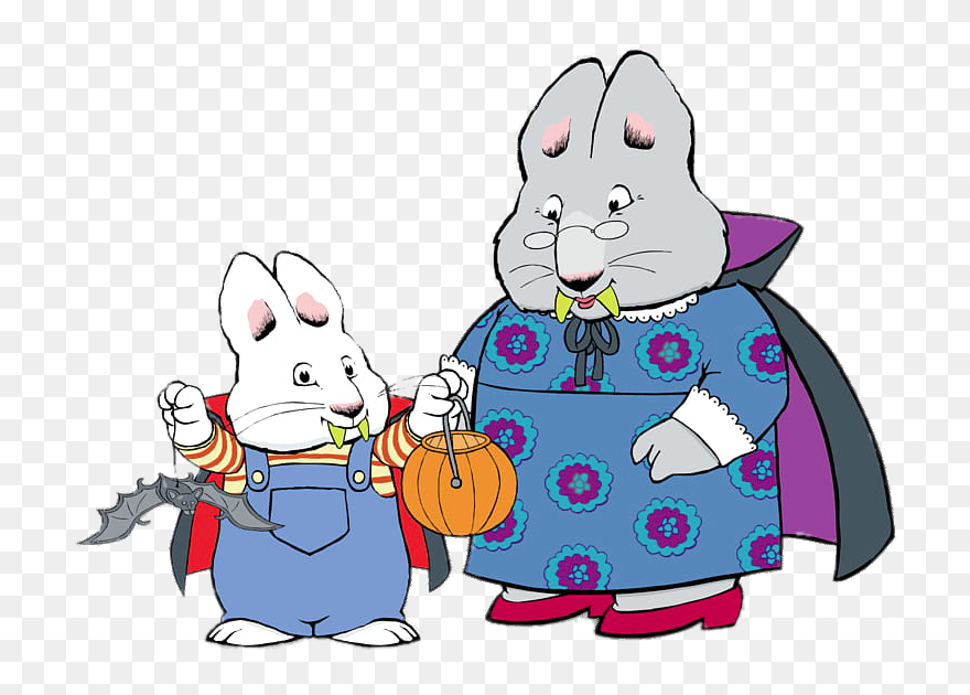 Max And Ruby Halloween Outfits - Portable Network Graphics Clipart